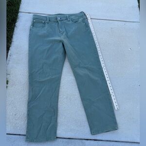 Gap High Rise Green Jeans 18Regular 90’s Straight